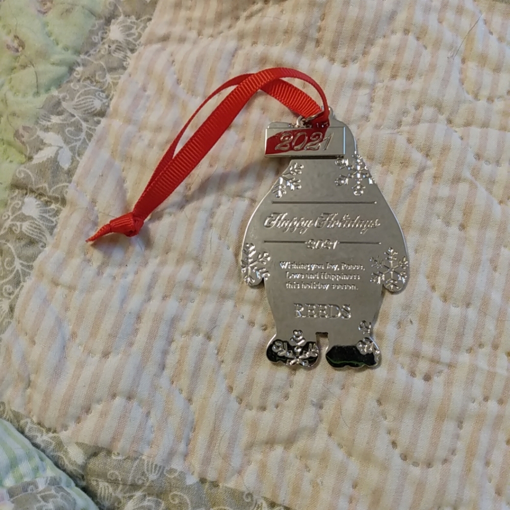 Reeds Jewelers 2021 Limited Edition Christmas Holiday Ornament